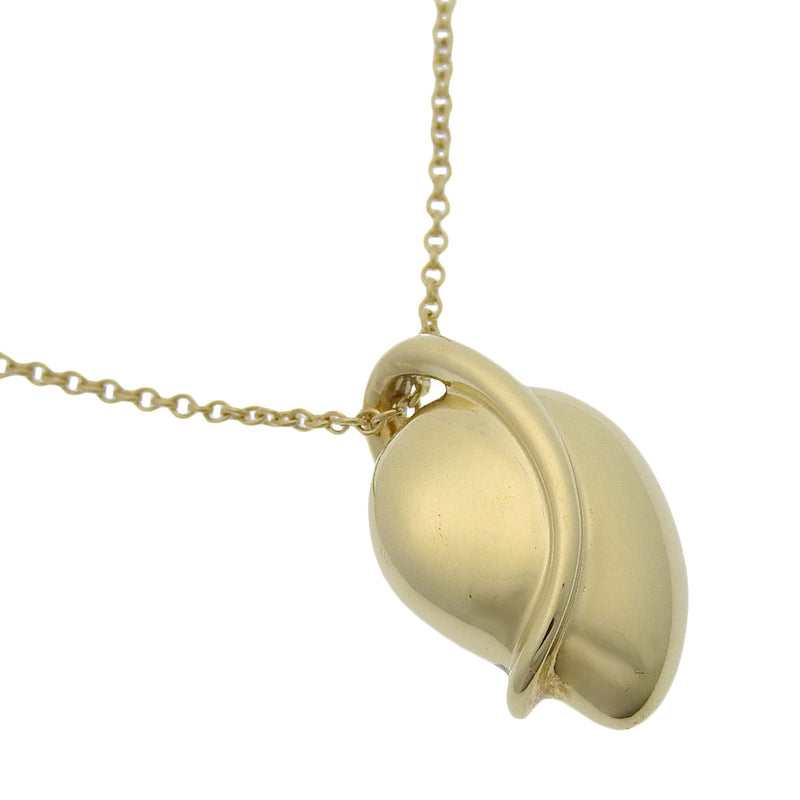 [Tiffany & co.]TIFFANY&Co.
 Reef Necklace
 Elsa Peletti 18KYellow Gold Approximately 6.5g Leaf Ladies A-Rank