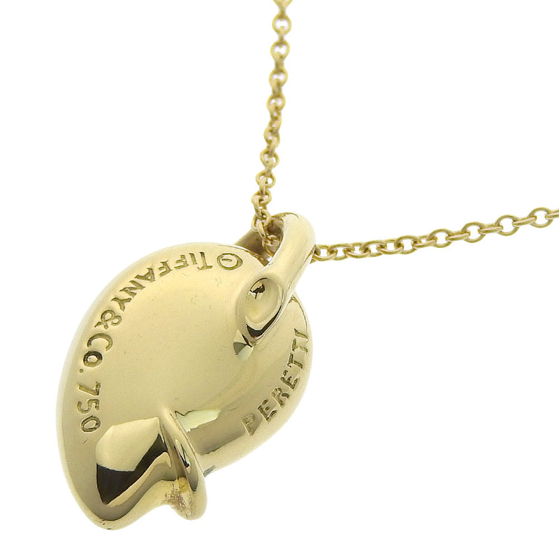 [Tiffany & co.]TIFFANY&Co.
 Reef Necklace
 Elsa Peletti 18KYellow Gold Approximately 6.5g Leaf Ladies A-Rank