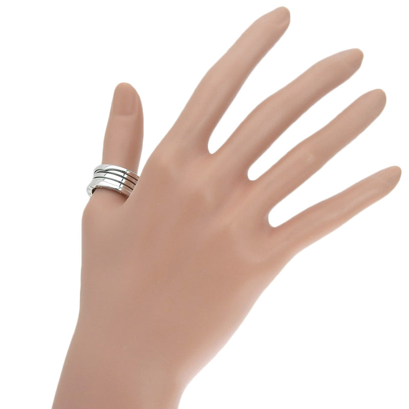 [BVLGARI] Bulgari B-ZERO1 19 Ring Beezero Wan 18KWhite Gold about 12.0g B-ZERO1 Ladies A Rank