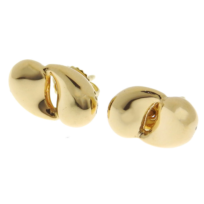 [Tiffany & co.]TIFFANY&Co.
 Double teadrop pierced earrings 
 Elsa Peletti 18KYellow Gold Approximately 4.4g DOUBLE TEARDROP Ladies A-Rank