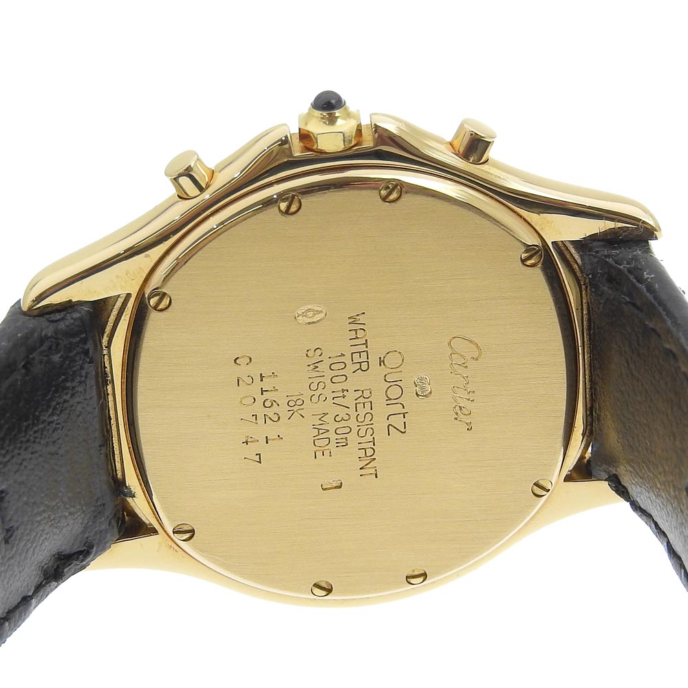 CARTIER】カルティエ クーガーLM 腕時計 W3500851 クオーツ