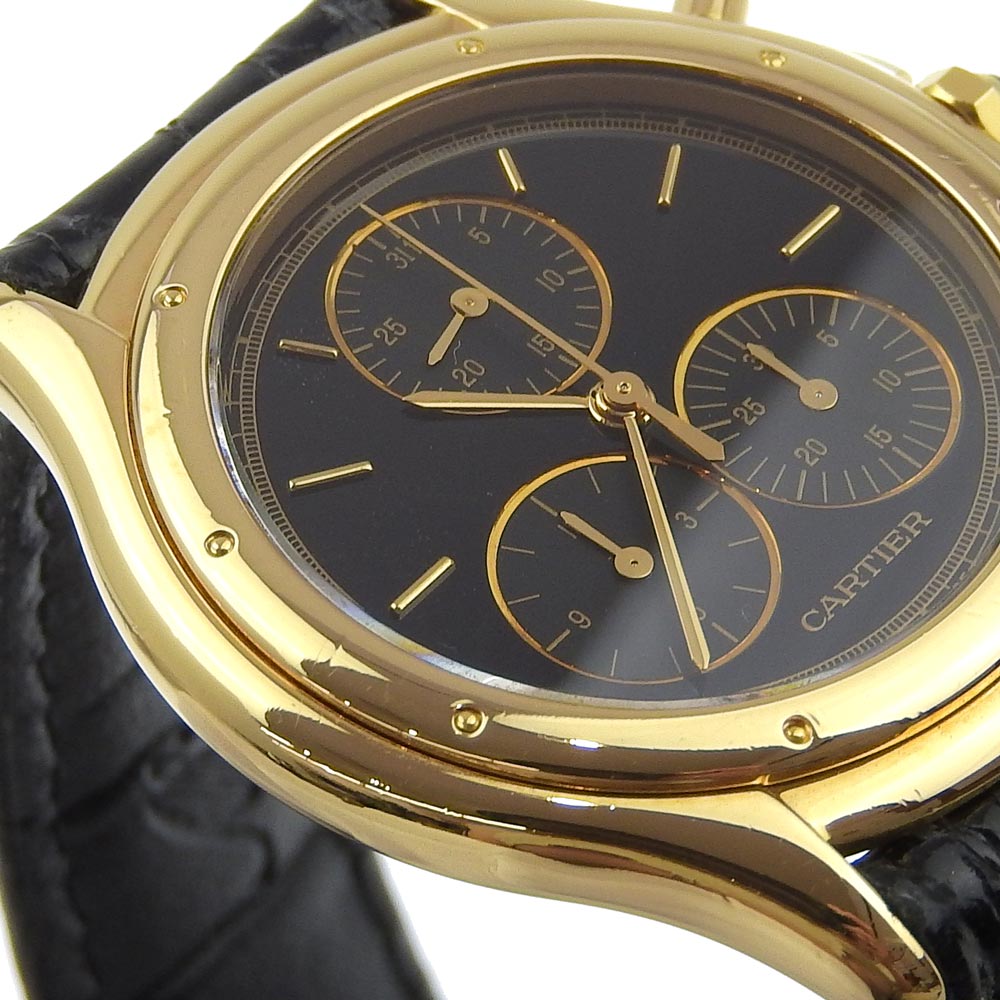 CARTIER】カルティエ クーガーLM 腕時計 W3500851 クオーツ