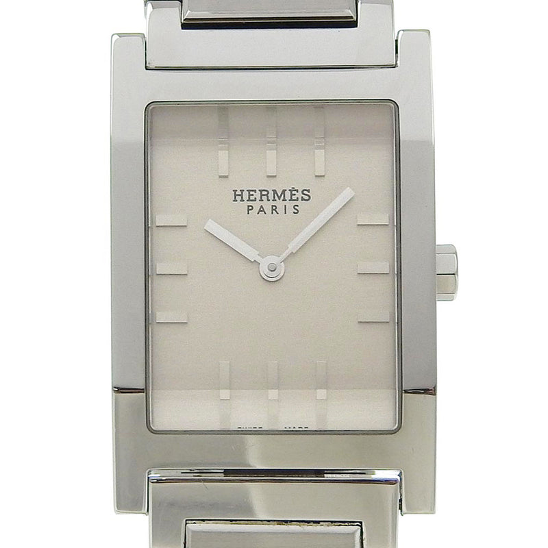 [HERMES] Hermes Tandem Watch TA1.710 Stainless Steel Quartz Analog display SilverDial TANDEM Men's