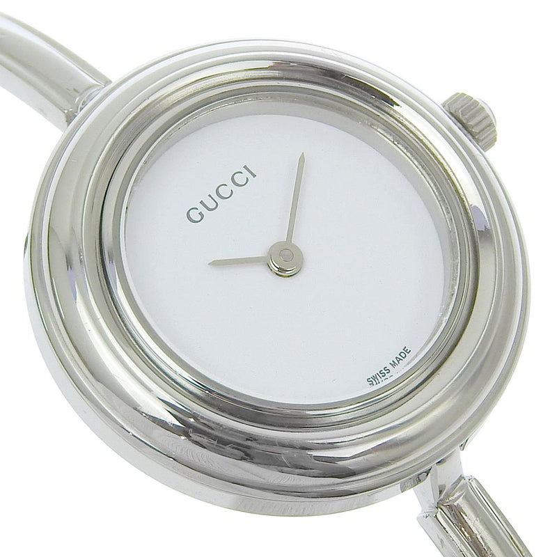 [Gucci] Gucci Change Belt Watch 11/12.2L SCEARD SCEARD CARTZ PANTALLA ANALOG CAMBIO BLANCE BAND LADIES B-BANK