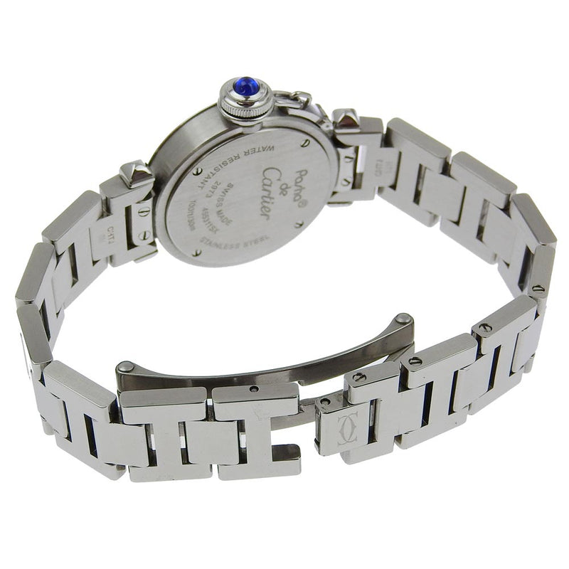 [Cartier] Cartier Misspasha Watch 2973 W3140007 Stainless Steel Quartz Analog display SilverDial Mispacha Ladies A-Rank