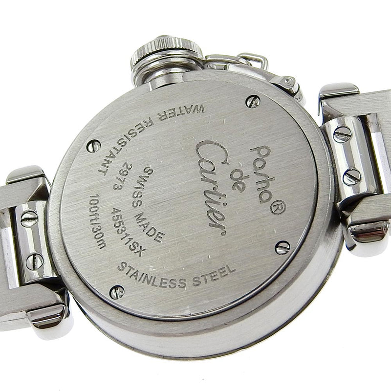 [Cartier] Cartier Miss Pacha Watch 2973 W3140007 Quartz en acier inoxydable Affichage analogique Silver Dial Mispacha Ladies A-Rank