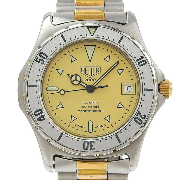 [TAG HEUER] TAG Hoear Professional Watch 2000 974.006 Stainless Steel Quartz Analog display Gold dial Professional Men's