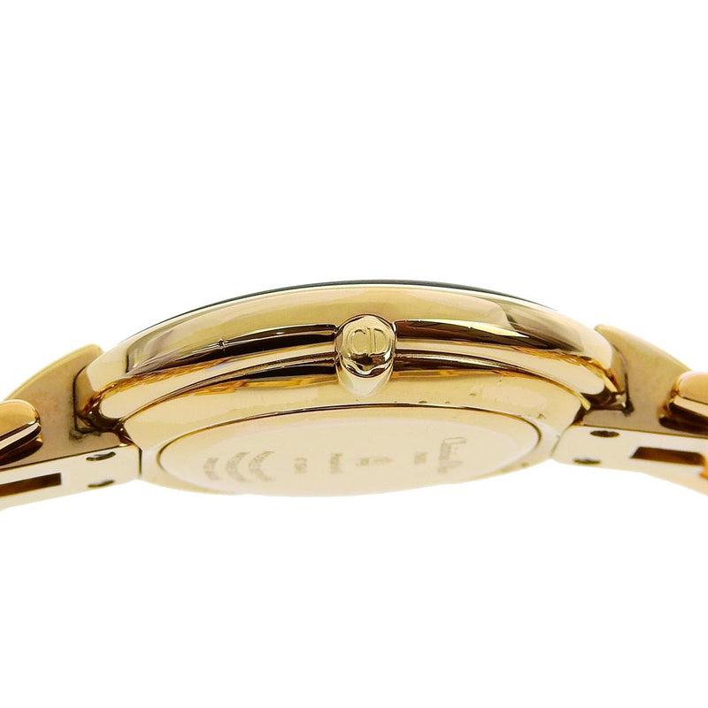 [DIOR] Christian Dior Bakira Watch 47154-3 Gold Plating Quartz 아날로그 디스플레이 블랙 다이얼 Bakira Men A-Rank