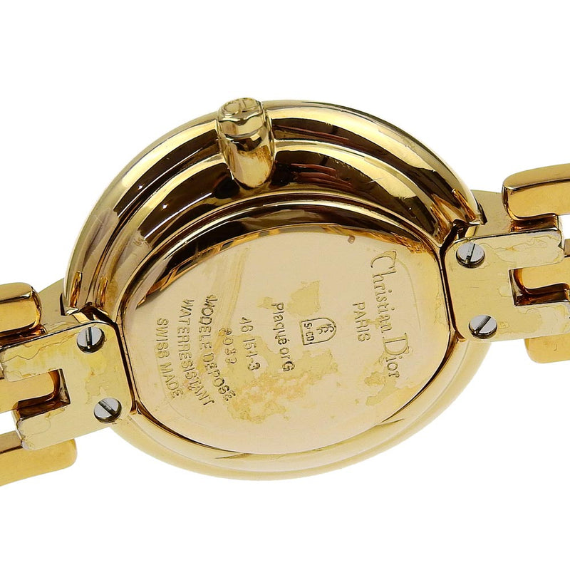 [Dior] Christian Dior Bakira Watch 46154-3 Gold Plating Quartz Analog Dames Bakira Ladies