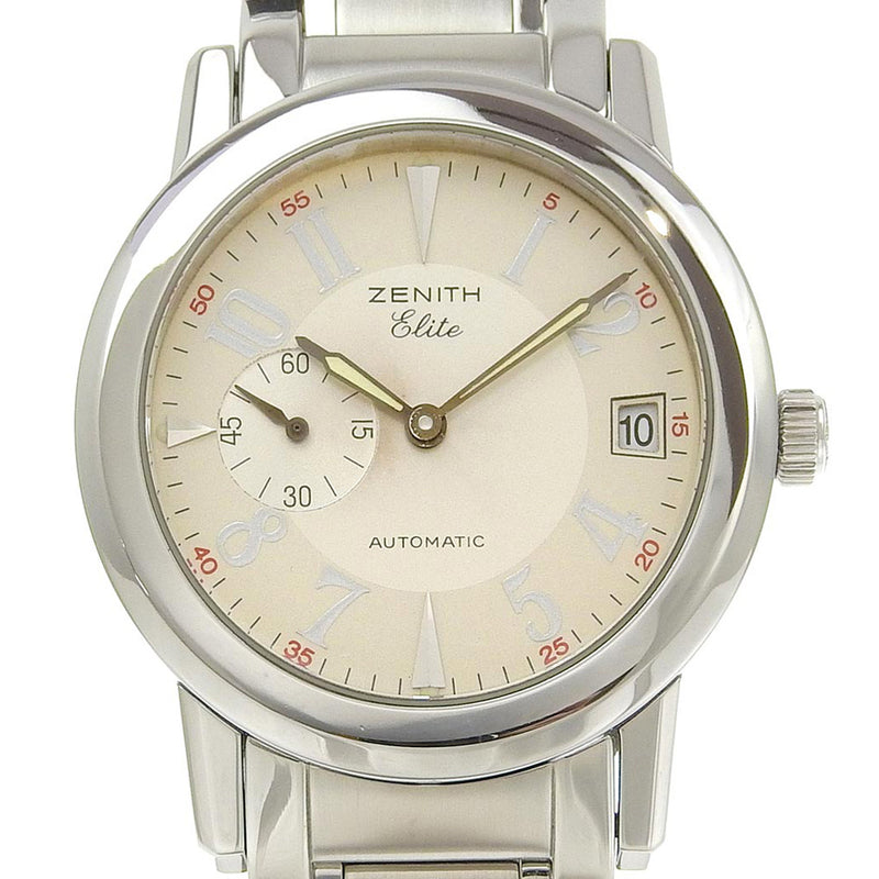 [Zenith] Zenis Port Royal Elite Watch Cal.680 01/02.0450.680 Stainless Steel Mechanical Automatic Small second white dial Port Royale Elite Men's