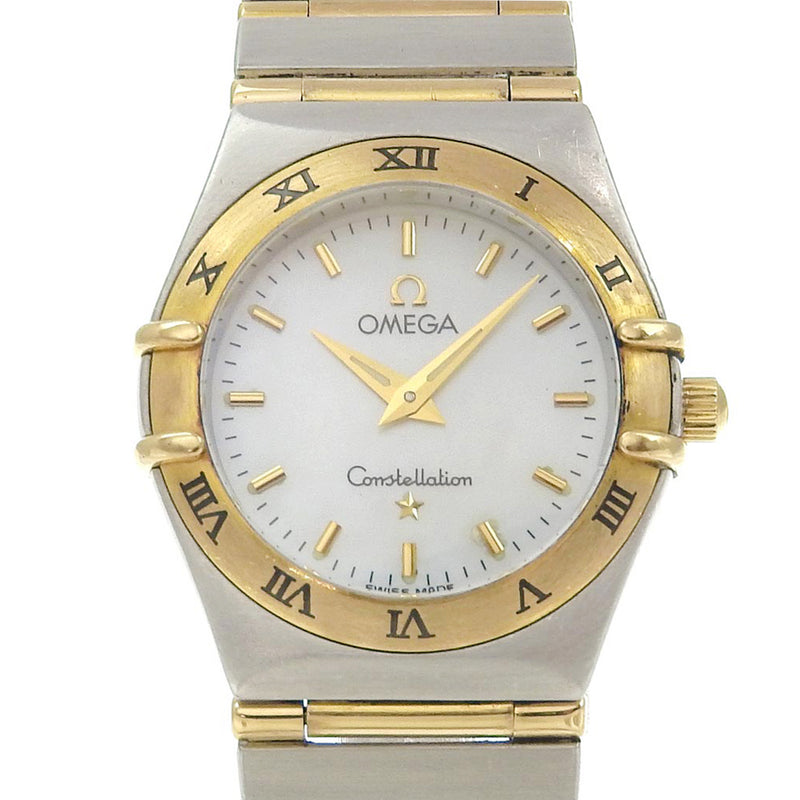 [OMEGA] Omega Constellation Watch Combination Cal.1456 1372.70 Stainless Steel Gold Quartz Analog display shell dial CONSTELLATION Ladies