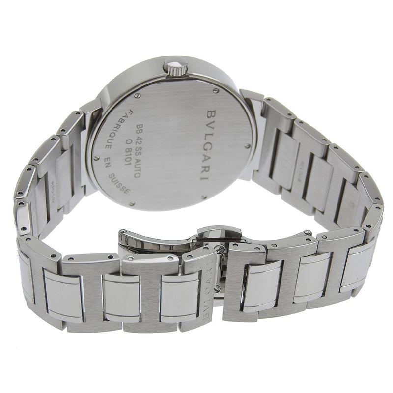 [bvlgari]保加利 Bvlgari Bvlgari 观看CAL.220 BB42BSSD/BB42SSAUTO不锈钢自动黑色拨号BVLGARI BVLGARY BVLGARI MEN A-RANK