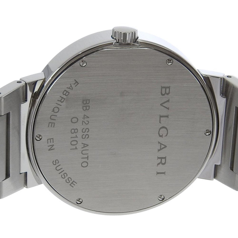 [Bvlgari] Bulgari Bulgari Brugari Watch Cal.220 BB42BSSD / BB42SSAUTO en acier inoxydable cadran noir Bvlgari Bvlgari Men's A-Rank