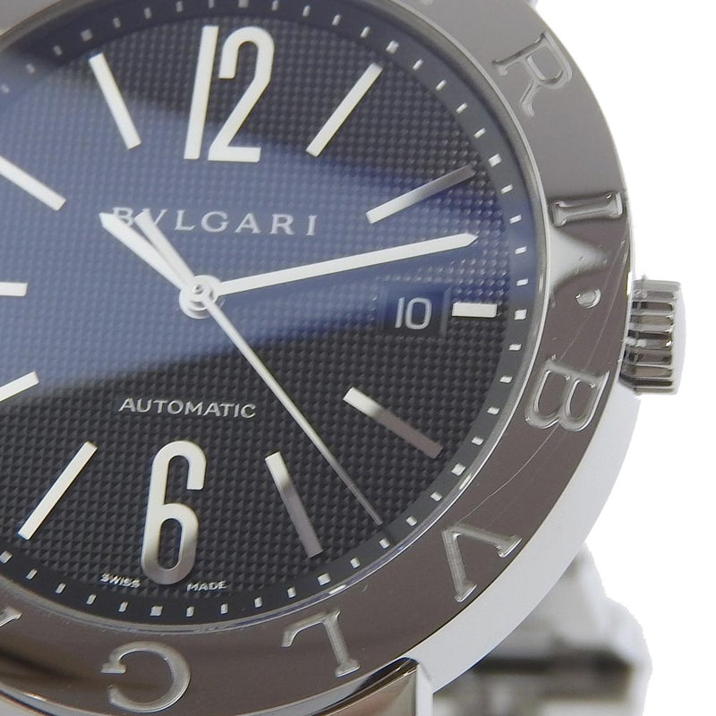 [Bvlgari] bulgari Bvlgari Bvlgari Mira Cal.220 BB42BSSD/BB42SAUTO Automático de acero inoxidable Dial negro Bvlgari Bvlgari A-A-Rank