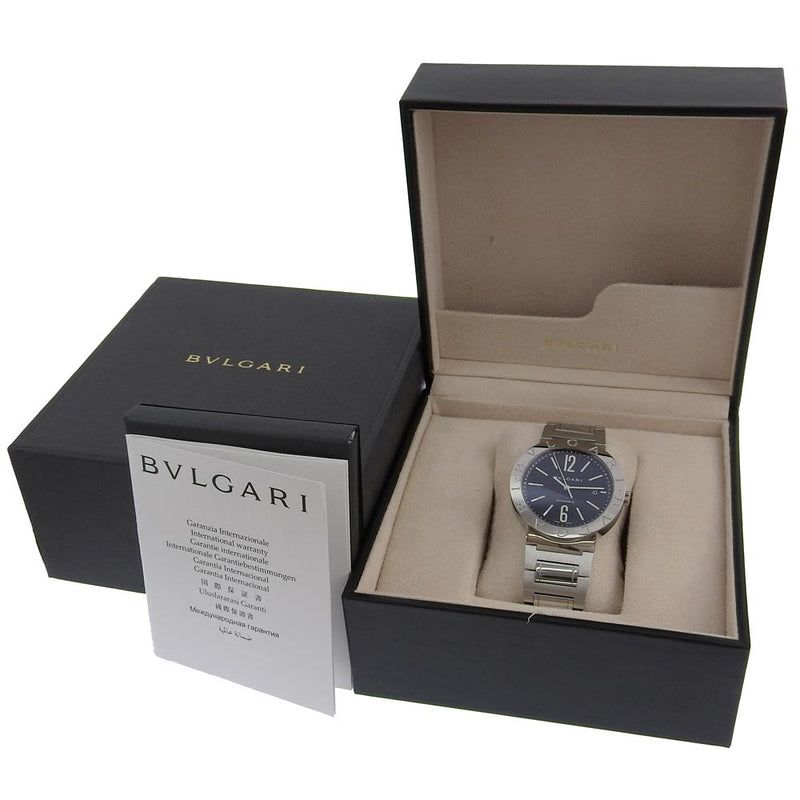 [Bvlgari] 불가리 Bvlgari Bvlgari Cal.220 BB42BSSD/BB42SSAUTO 스테인레스 스틸 자동 블랙 다이얼 BVLGARI BVLGARI 남성 A 순위