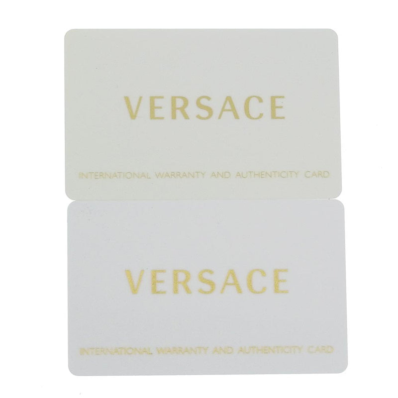 [Versace]范思哲 
 维拉手表 
 WR5不锈钢X皮革石英模拟显示海军表盘Vera Men's A级