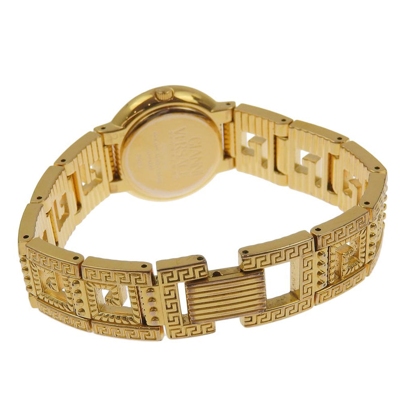 [Versace] Versace 
 Reloj Medusa 
 7009018 Gold Chapado de oro Gold Quartz Display Gold Dial Dial Medusa Ladies A-Rank