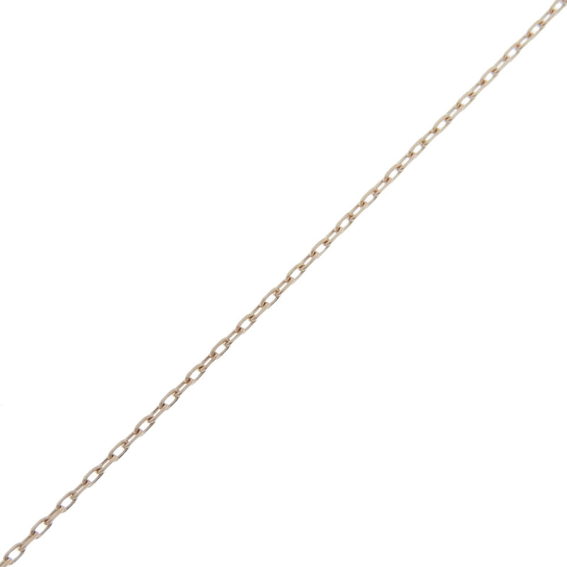 [4 ℃] Yon Sea 
 Canal 4 ℃ necklace 
 Heart K10 Pink Gold x Diamond Heart Approximately 0.9g Canal 4 ℃ Ladies A+Rank