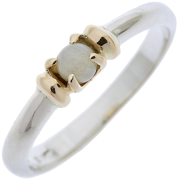 [4 ℃] Yon Sea 
 No. 8.5 Anillo / anillo 
 K10 Oro amarillo x plata aproximadamente 1.4g Damas A-Rank