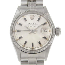 [ROLEX] Rolex Oysterpetur Petual Watch Date 21 Cal.1161 6524 Stainless Steel Mechanical Automatic SilverDial Oyster Perpetual Ladies