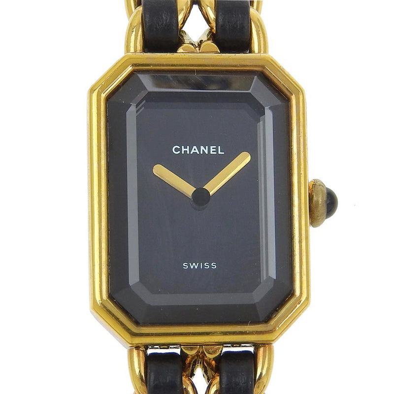 [Chanel] Chanel Premiere Watch Gold Placing x Leather Gol