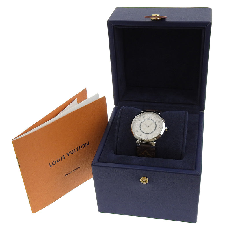 LOUIS VUITTON】ルイ・ヴィトン タンブールスリム 腕時計 Q13MJ