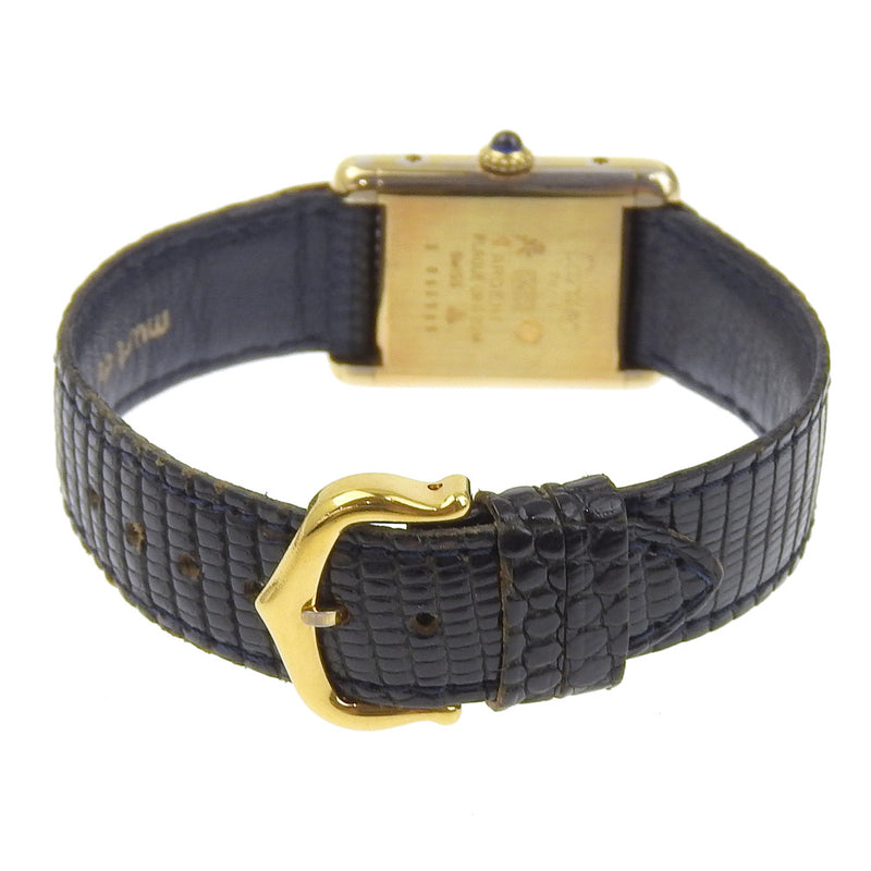 [CARTIER] Cartier Mustreloj de tanque 
 60022 Cuerda manual