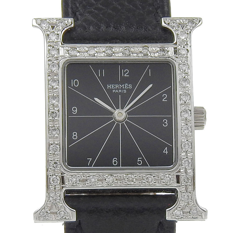 【HERMES】エルメス Ｈウォッチ 腕時計
 HH1.210 クオーツ