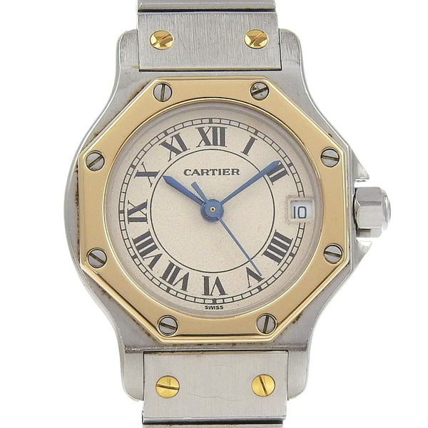[CARTIER] Cartier Santos Octagon SM Watch 
 Quartz