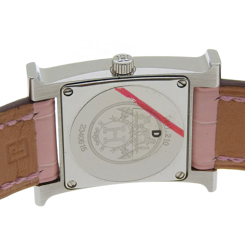 [HERMES] 헤르메스 Heure H watch 12P 다이아몬드 시계 HH1.210 쿼츠