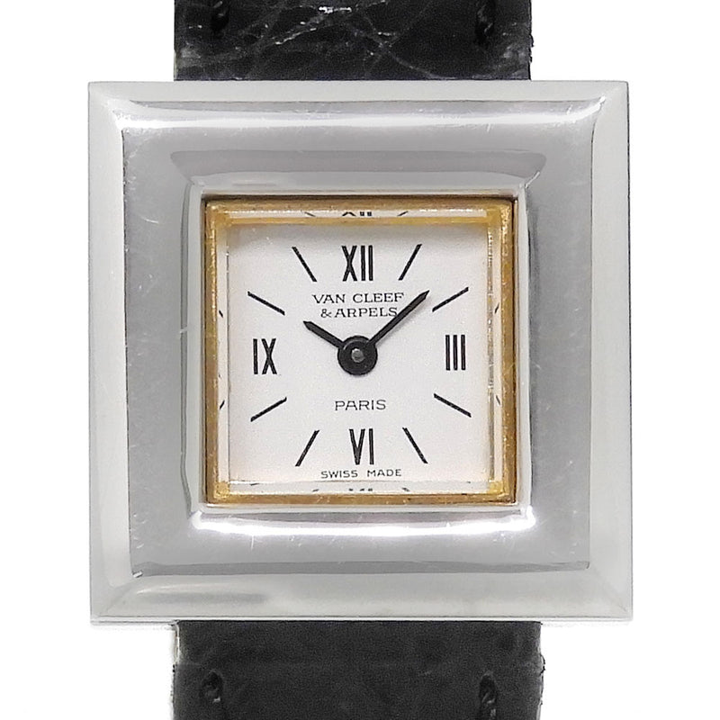 【Van Cleef & Arpels】 밴 크리프 & 아펠 스퀘어 시계 
 430958 석영
