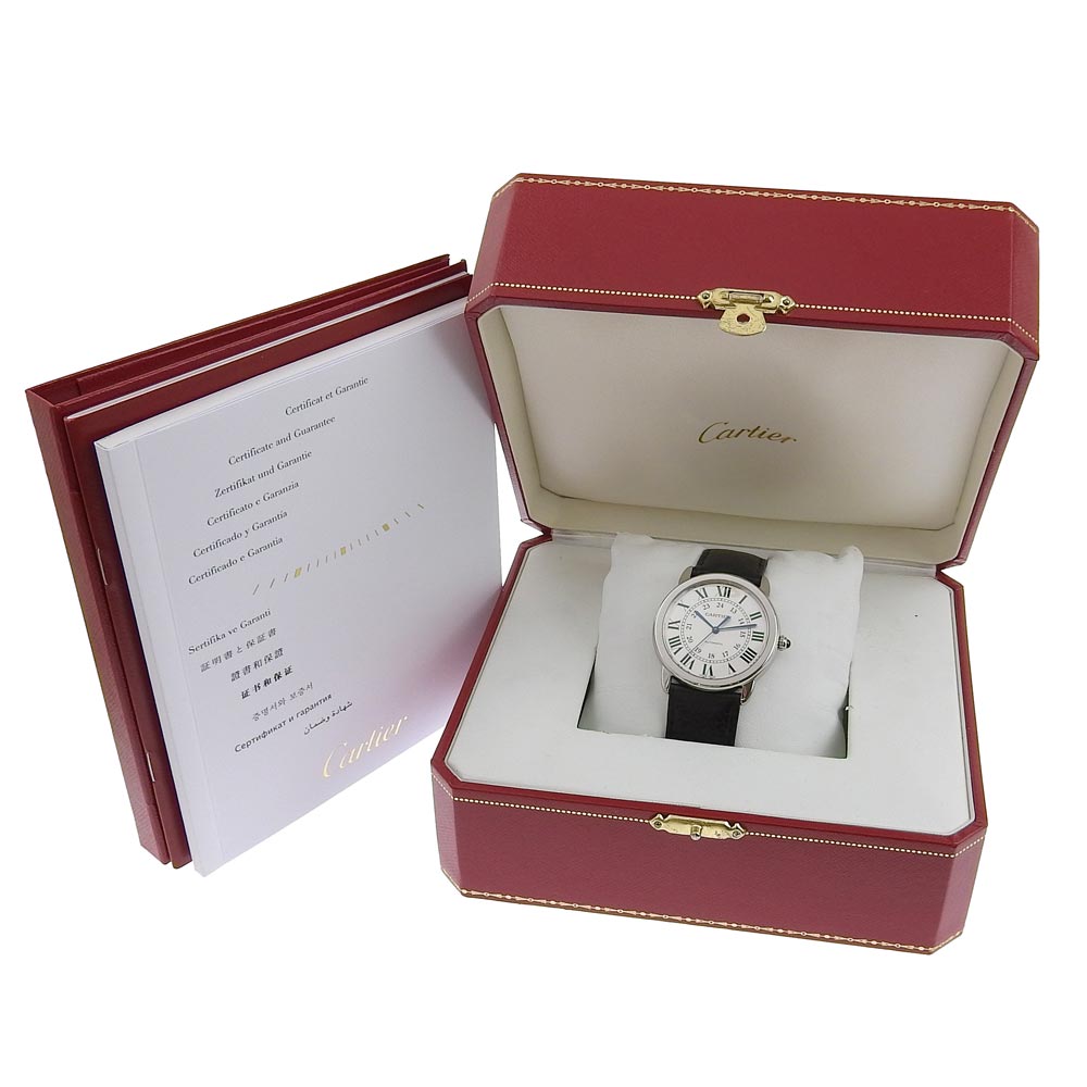 ジ*ダ様 美品 カルティエ ロンドソロ WSRN0021 SS 自動巻 時計 CARTIER】カルティエ ロンドソロ 腕時計 WSRN0021 自動巻き