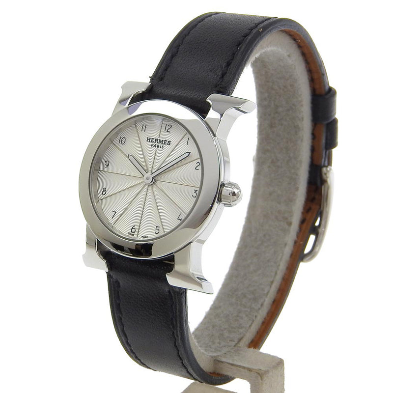 HERMES】エルメス Hウォッチ ロンド 腕時計 HR1.210 クオーツ