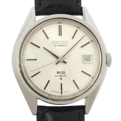 [Seiko] Seiko King Seiko Watch 5625-7111 en acier inoxydable x cuir en relief en cuir automatique Silver Diad King Seiko Men's B-Rank