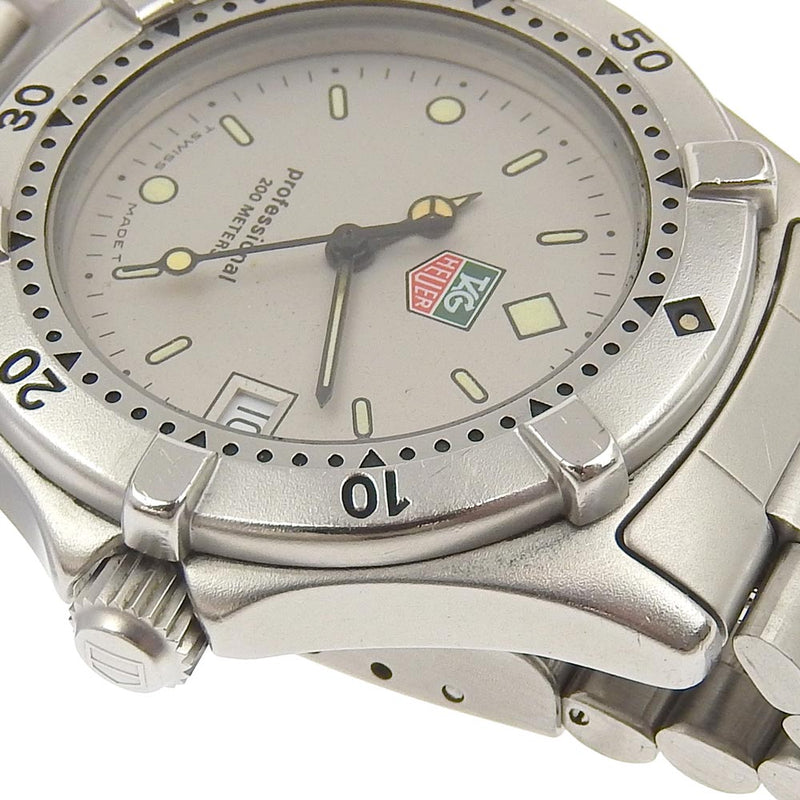 [Tag Heuer] Tag Boire 
 montre 
 962.213-2 Quartz en acier inoxydable Affichage analogique des garçons de cadran gris