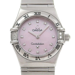 [Omega] Omega Constellation Watch 12p Diamond Belel Cal.1456 1567.66 Quartz en acier inoxydable Dames Constellation Mesdames