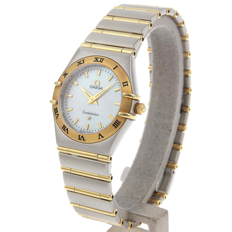 [OMEGA] Omega Constellation Watch 1262.70 Stainless Steel Gold Quartz Analog display shell dial CONSTELLATION Ladies A-Rank