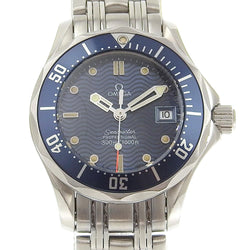 [오메가] 오메가 
 Seamaster 보다 
 전문 300m 2583.80 스테인레스 스틸 쿼츠 아날로그 디스플레이 네이비 다이얼 Seamaster Ladies