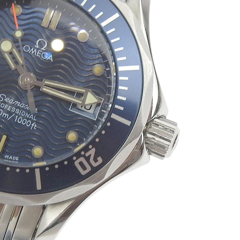 [Omega] Omega Sea Star Watch Professional 300m 2583.80 Quartz en acier inoxydable Affichage analogique DIAL NAVY DIAL SAMASTER MEDIALES