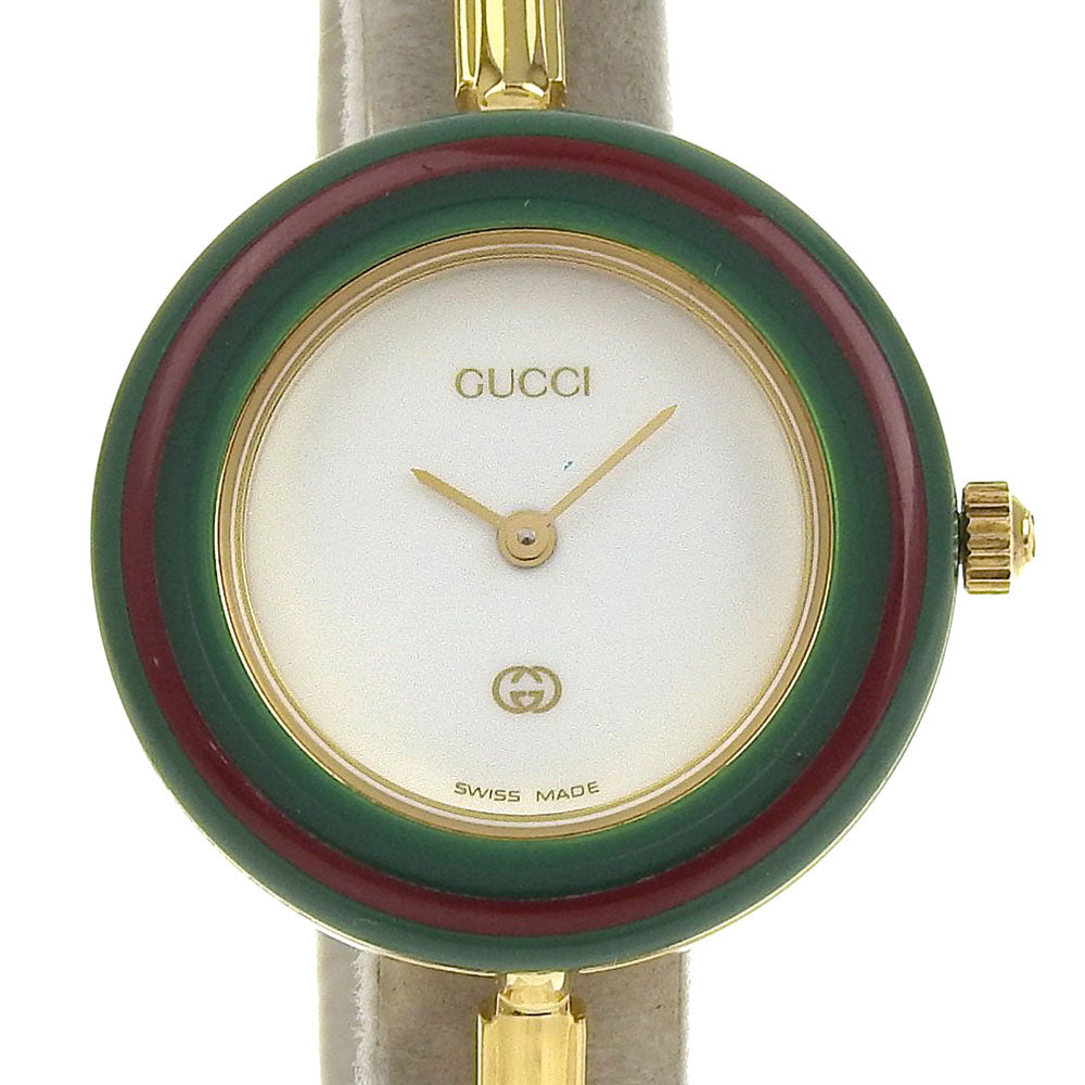GUCCI】グッチ チェンジベゼル 腕時計 11/12 クオーツ – NISHIKINO