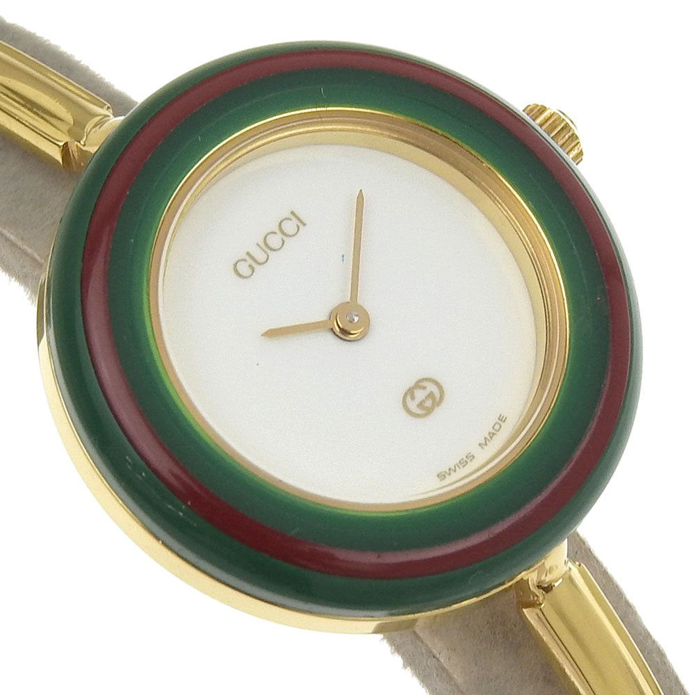 GUCCI】グッチ チェンジベゼル 腕時計 11/12 クオーツ – NISHIKINO