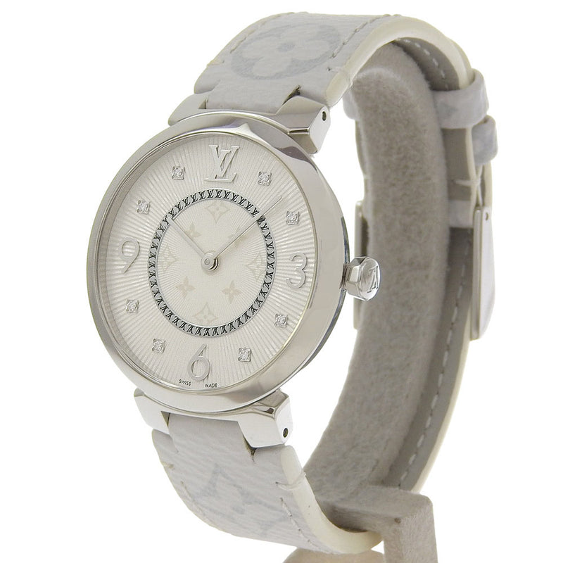 [루이비통]LOUIS VUITTON 땅부르 슬림 33 시계 
 Q13MJZ 쿼츠