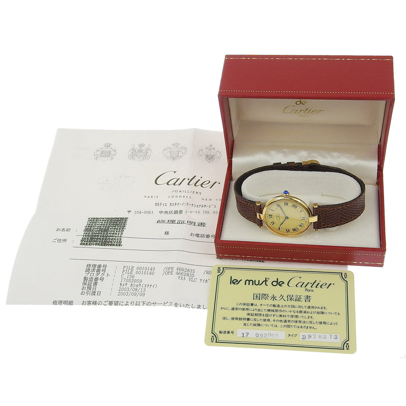 [CARTIER] Montre Cartier Must Vendôme 
 3978213 Quartz