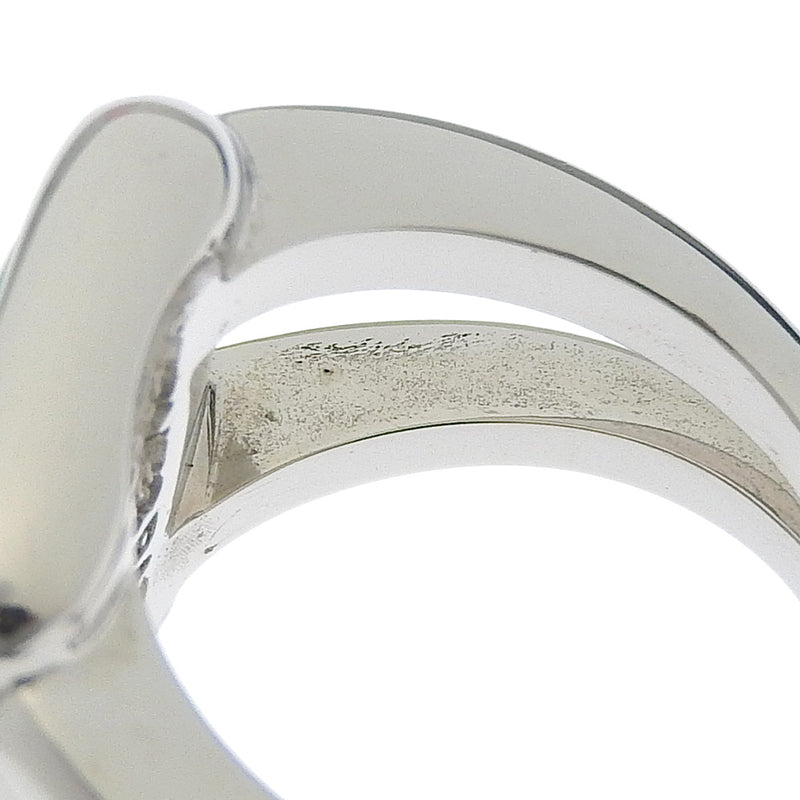 [HERMES] Hermes Korozo No. 10.5 Ring Metal Silver Approximately 10.1g COROZO Ladies A-Rank