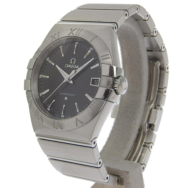 [Omega] Omega 
 Constellation watch 
 123.10.35.60.01.001 Stainless steel quartz analog display black dial CONSTELLATION Men's