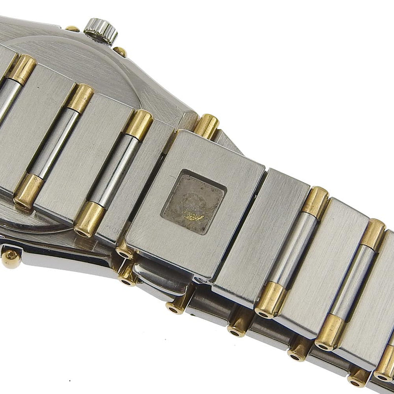 [Omega] Omega 
 Constellation mini wristwatch 
 Stainless Steel Silver/Gold Quartz Analog Display Gold Dial CONSTELLATION Mini Ladies