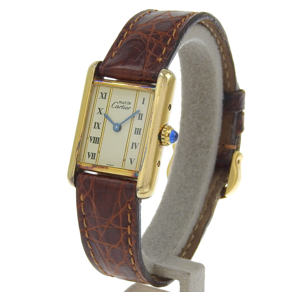 CARTIER】カルティエ マストタンクSM 腕時計 W1003053 クオーツ
