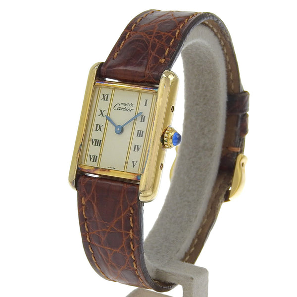 [까르띠에] 까르띠에 Must탱크 SM 시계 
 W1003053 쿼츠