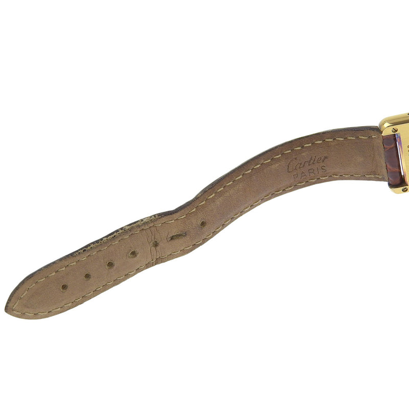 [Cartier] Cartier MustReloj SM de tanque 
 Cuarzo W1003053