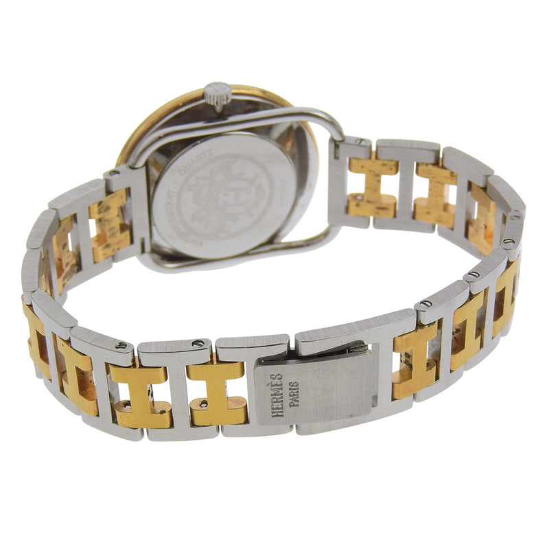 [HERMES] Hermes 
 Arceau reloj de pulsera 
 Acero inoxidable Cuarzo Pantalla analógica Esfera blanca Arceau Ladies